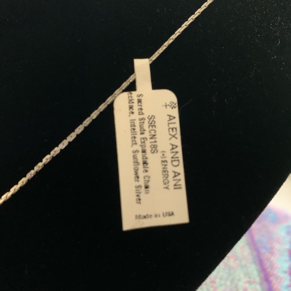 Alex and Ani NWT sterling silver necklace - Picture 3 of 3